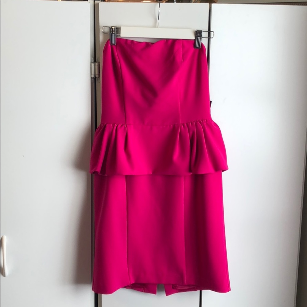 NWT Strapless pink dress from Express size 0